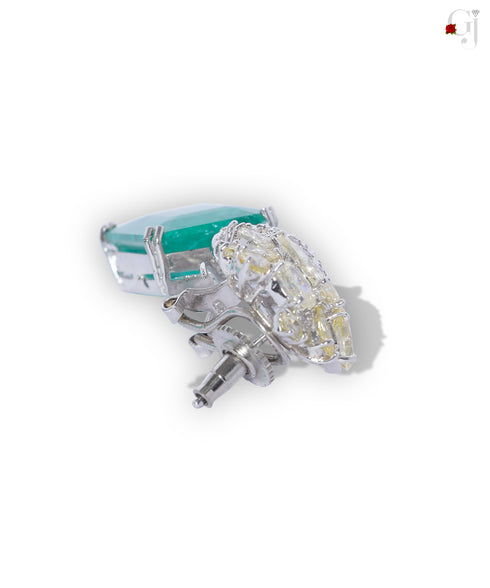 SILVER GREEN DANGLERS